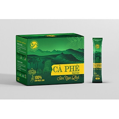 Cà Phê Sâm Ngọc Linh hòa tan ( Hộp 20 gói )