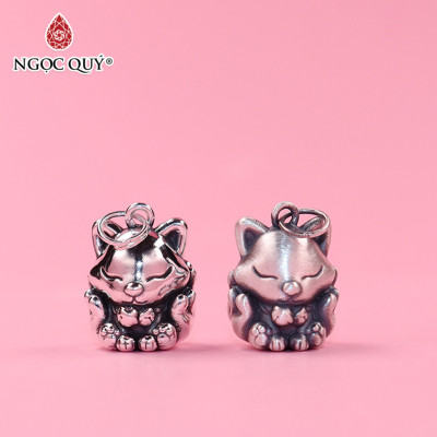Charm treo 3D hồ ly 9 đuôi - Ngọc Quý Gemstones