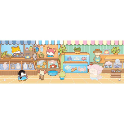 Sách Dán Hình Capy Đi Mua Sắm - Tặng Kèm 2 Phòng Sticker 3D - Minh Thắng