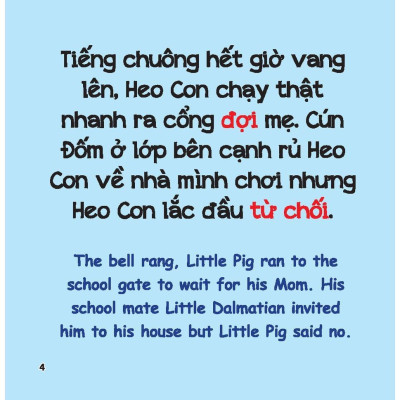 Sách - Rèn Luyện Kỹ Năng Giao Tiếp Bằng Tranh Cho Bé - Lời Từ Chối - Song Ngữ Anh Việt - Minh Thắng