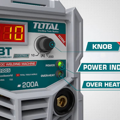 MÁY HÀN QUE INVERTER MMA TOTAL TW22505( KÉO QUE 1.6-4MM) - HÀNG CHÍNH HÃNG