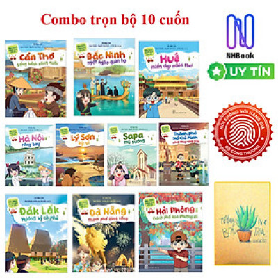 Sách - Combo 10 Cuốn Đến Thăm Thành Phố Của Em ( Tặng Kèm Sổ Tay Xương Rồng )