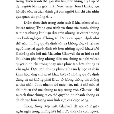 Trong Chớp Mắt - Blink (Tái Bản 2024)