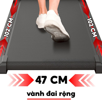 BG Máy Chạy Bộ Điện Gia Đình Nhỏ Gọn TM-210 Có Màn Hình Điện Tử (Có Điều Khiển Remote Từ Xa)