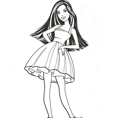 Barbie Xinh Đẹp 2 (Tô Màu Có Hình Dán)