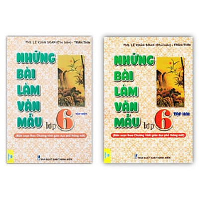 Sách - Combo cuốn những bài làm văn mẫu lớp 6 - Tập 1 + Tập 2 ( Bộ Cánh Diều )