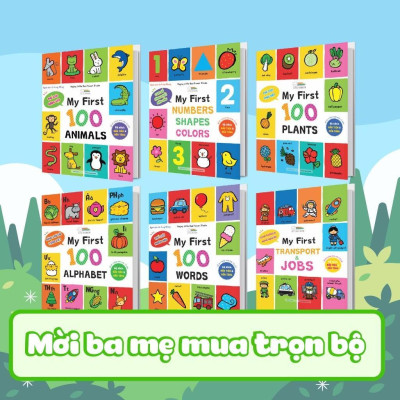 Sách - My First 100 Plants - Thế Giới Thực Vật - Megabook