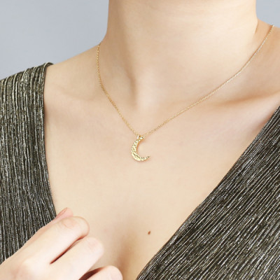 Dây chuyền bạc mặt trăng hammer nhám cá tính Gix Jewel DC16