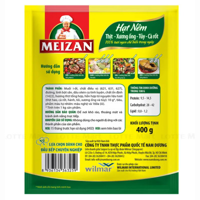 Combo 2 bịch hạt Nêm Vị Heo Meizan 400g