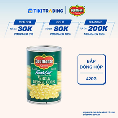 Bắp Đóng Hộp Del Monte 420g