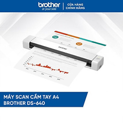 Máy scan cầm tay A4 Brother DS-640 - Hàng chính hãng