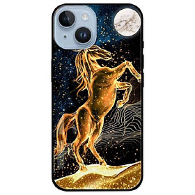 Ốp lưng dành cho Iphone 14 - Iphone 14 Plus - Iphone 14 Pro - Iphone 14 Pro Max - Chú Ngựa Vàng