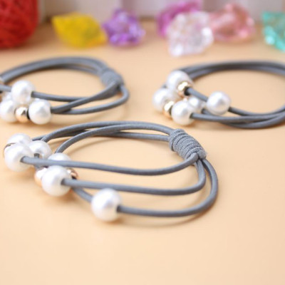 Đồ buộc tóc xinh xắn, 5 chun buộc tóc đính hạt nhiều màu cực đẹp SC24