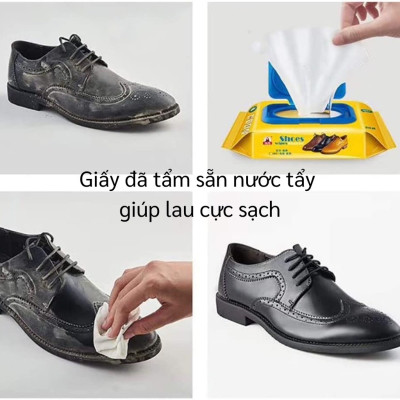 Giấy vệ sinh  giày thể thao cho nam và nữ ,  bịch 30 tờ ,tiện lợi siêu sạch vệ sinh giày nhỏ gọn dễ dàng mang theo 