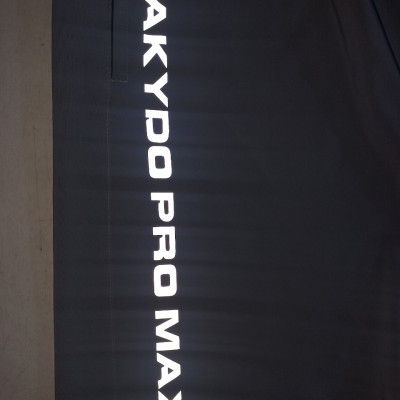 Quần  Đùi Thể Thao Nam Akydo PRO-MAX Phản Quang TRẮNG vãi XI , Chạy Bộ, Tennis, Tập Gym...