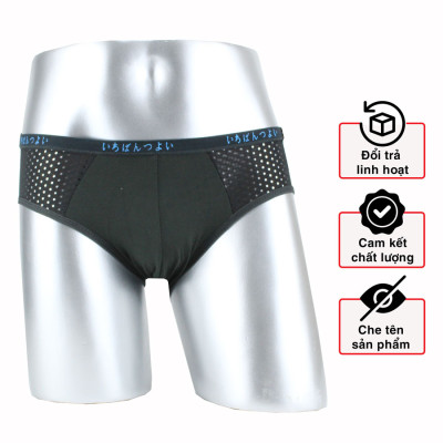 Quần lót nam lỗ lưới thông hơi xuất Nhật, quần sịp nam kháng khuẩn chất vải mềm mại, thấm hút và co giãn đa chiều