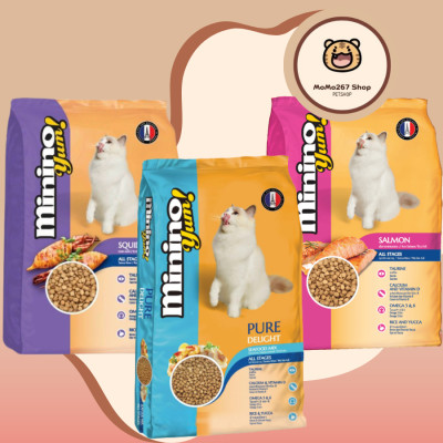 Thức ăn cho mèo MININO YUM 1.5kg nhiều hương vị