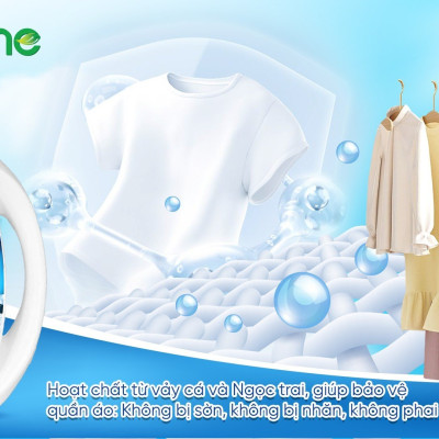 Nước Giặt Xả Công Nghệ Sinh Học Bell Home Hương Cuốn Hút 3,2KG