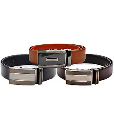 HJ4125-26-27 - Dây nịt nam Huy Hoàng đầu tăng 4P màu da, đen, nâu