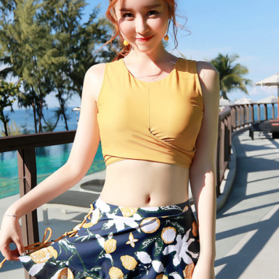 Set Đồ Bơi 3 Mảnh Rực Rỡ Nắng Hè AT167 MayHomes Bộ Đồ Áo Bơi Nữ, Quần Bơi Nữ Và Váy Bơi Nữ