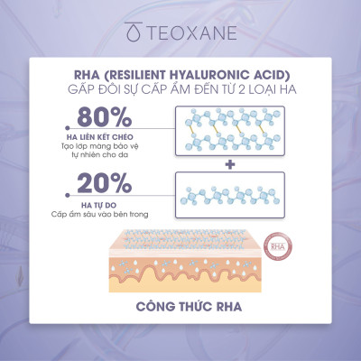 Nước tẩy trang RHA chống lão hóa 3 TRONG 1 Teoxane RHA Micellar Solution