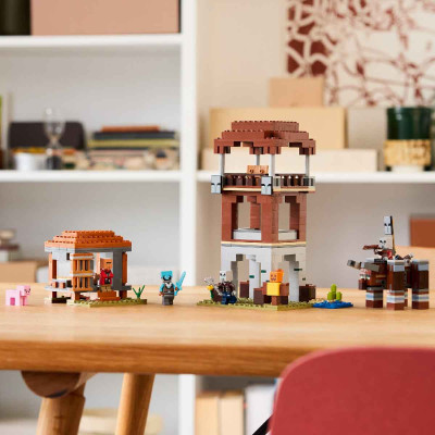 Đồ Chơi Lắp Ráp Trạm Canh Của Kẻ Cướp Và Quái Thú Ravager LEGO MINECRAFT 21278 (665 chi tiết)