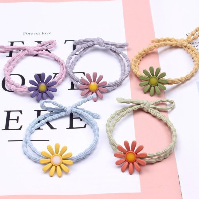 [Quà tặng] Dây cột tóc ngẫu nhiên hình nơ, hình hoa cúc JoyMall dễ thương đáng yêu nhiều màu