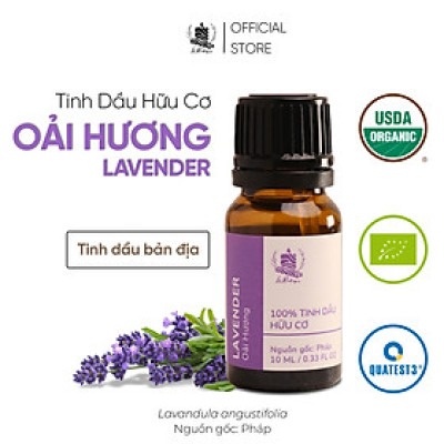 Tinh Dầu Oải Hương - 100% Nguyên Chất Hữu Cơ - Le Rustique - Tinh Dầu Bản Địa Pháp