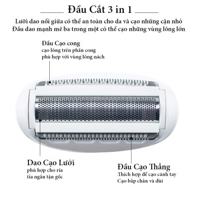 Máy cạo, máy tẩy lông mặt, lông nách toàn thân 4in1 TL1 