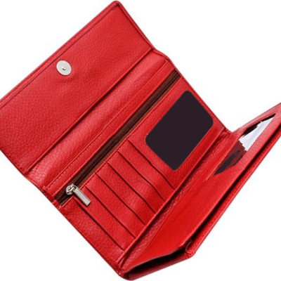 Ví Nữ Huy Hoàng HT3127 (9.5 x 19 cm) - Đỏ