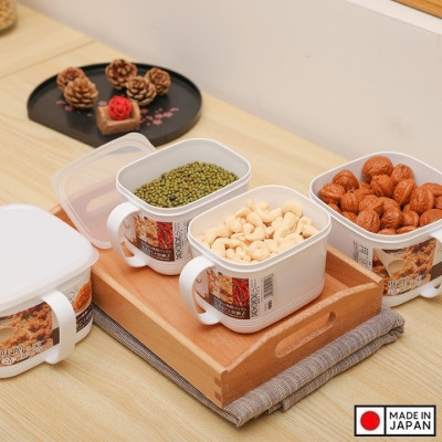 Hộp thực phẩm nắp mềm có tay cầm - Hàng nội địa Nhật Bản