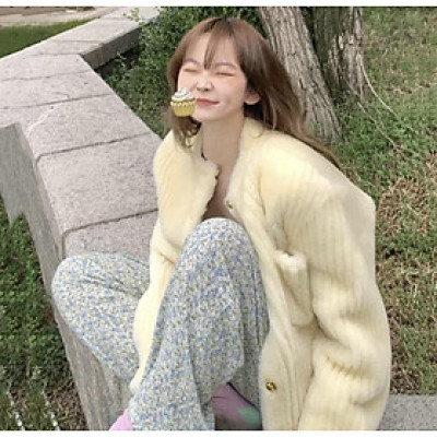 Áo khoác lông nữ cao cấp lông siêu dày ấm mềm mịn