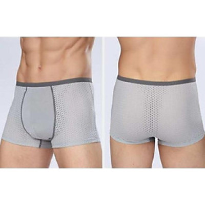 Combo Hộp 4 Quần Sịp Đùi Nam Thông Hơi + Tặng 01 Tất Cổ Ngắn (Giao màu ngẫu nhiên)