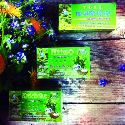 Combo 3 Hộp Trà Atisô (Artichoke Tea) Giúp Ăn Ngủ Ngon- Da Mặt Mịn Màng (Hộp 20 Túi Lọc X 2g)- Nguyên Thái Trang - Loại Thượng Hạng – Thảo Dược Thiên Nhiên – Tốt Cho Sức Khỏe
