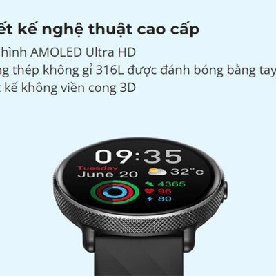 Đồng Hồ Thông Minh Zeblaze GTR 3 Pro - Màn hình Amoled 1.43 Inch - Cuộc Gọi Bluetooth - Viền Kim Loại - Full Tiếng Việt - Hàng Chính Hãng