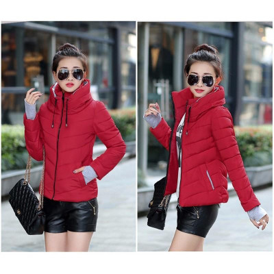 ÁO PHAO NỮ CHẦN BÔNG 3 LỚP CỔ CAO