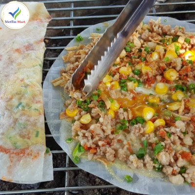 Túi 500gr Bánh Tráng Trắng Nướng Loại Dày Đà Lạt VIETTIN MART