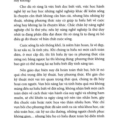 Giáo Dục Và Ý Nghĩa Cuộc Sống (Tái Bản 2022)