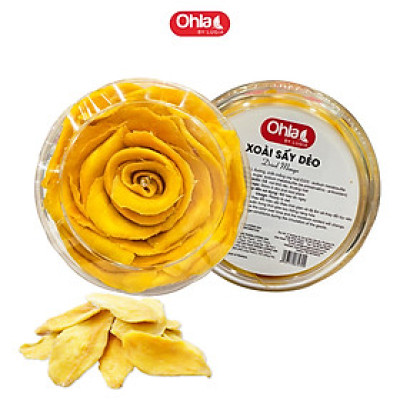 Hộp hoa xoài sấy dẻo Ohla 200g