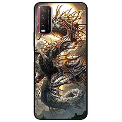 Ốp lưng dành cho Vivo Y20 - Y20s - Y12s mẫu Rồng Trăng