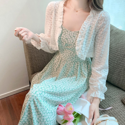 Áo khoác ren tà ngắn 11 C114