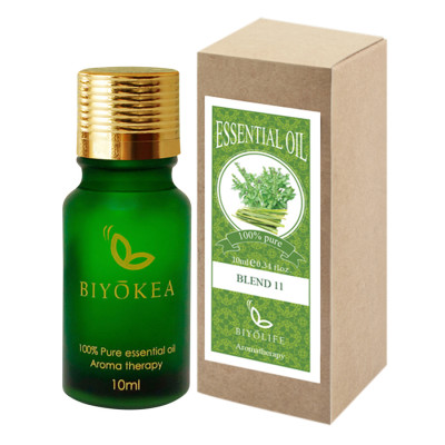 Tinh Dầu Hỗn Hợp Biyokea 11: Hương Nhu + Sả Hồng (10ml)