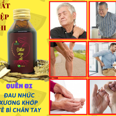 Tinh dầu xoa bóp Thất Diệp Chi - Hoa Nén - Giảm đau lưng, nhức mỏi, bầm tím - 100ml