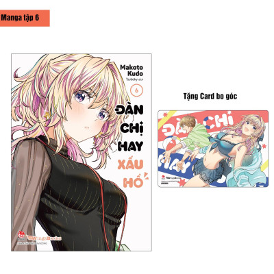 Sách - Đàn Chị Hay Xấu Hổ - Tập 6 - Tặng Kèm Card Bo Góc