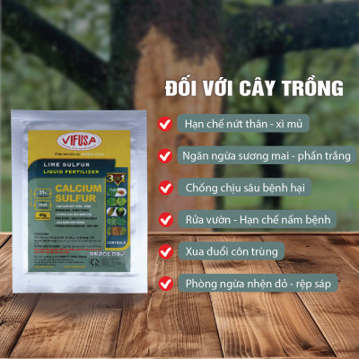 BANDA.Orich - Phân bón Calcium Sulfur (Canxi Lưu huỳnh) gói 80g