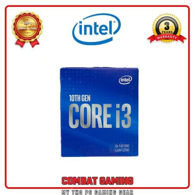 Bộ Vi Xử Lý CPU INTEL CORE i3 10100F + i3 10100 BOX  - Hàng Chính Hãng