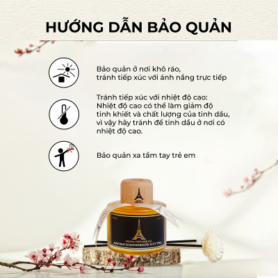 Pomegranate Noir - Tinh Dầu Thơm Phòng Que Gỗ, Nước Hoa Khuếch Tán Thiên Nhiên 100ml Cao Cấp, Sang Trọng