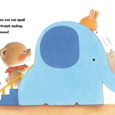 Sách - Tủ Sách Ehon Cho Bé - Xếp Hàng Chờ Đến Lượt - Bìa Cứng