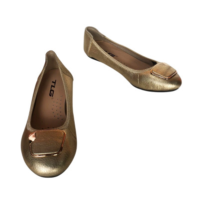 Giày búp bê da thật nữ thời trang phong cách 21457 