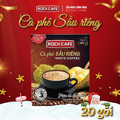 Hộp 20 gói Cà phê Sầu riêng ROCKCAFE (20g/gói)